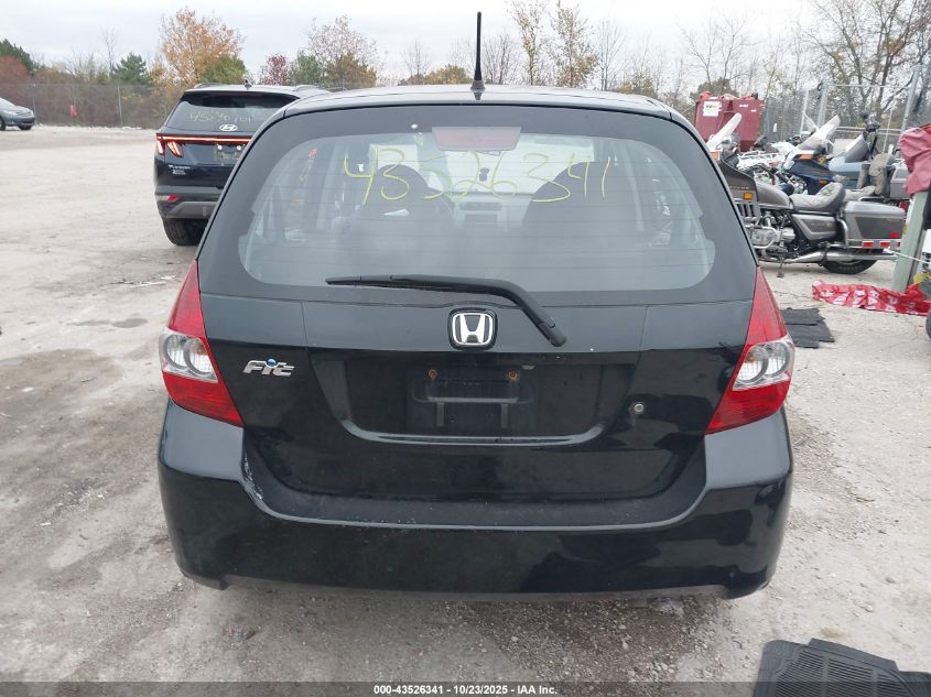 2008 Honda Fit VIN: JHMGD37488S032576 Lot: 43526341