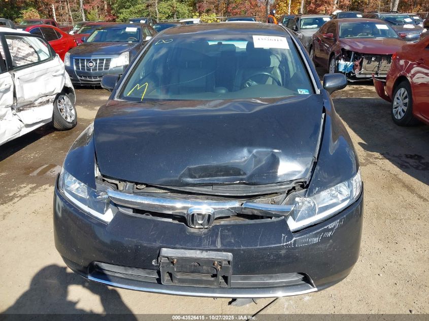 2008 Honda Civic Ex-L VIN: 2HGFA16918H350801 Lot: 43526415