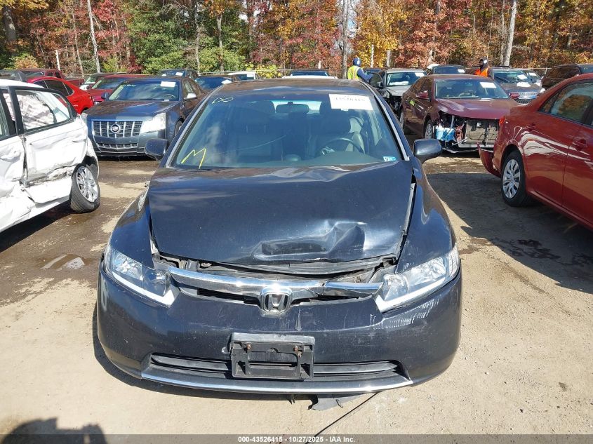 2008 Honda Civic Ex-L VIN: 2HGFA16918H350801 Lot: 43526415