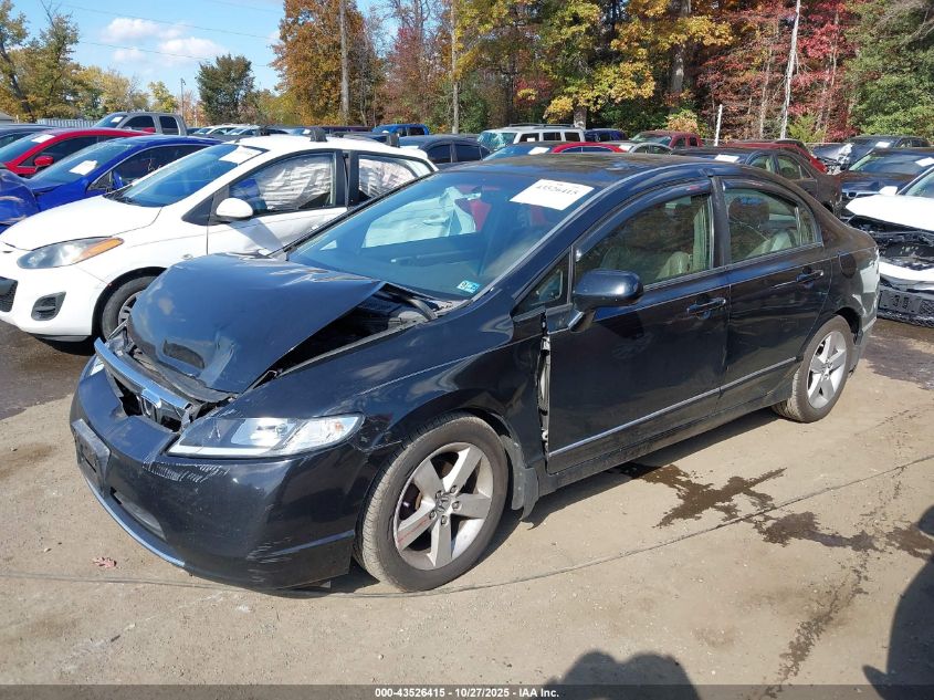 2008 Honda Civic Ex-L VIN: 2HGFA16918H350801 Lot: 43526415
