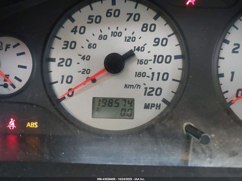 2002 Nissan Pathfinder Se VIN: JN8DR09Y02W720158 Lot: 43526456