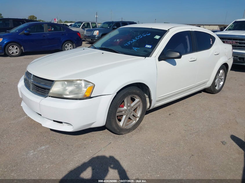 1B3LC56K18N183516 2008 DODGE AVENGER photo no. 2