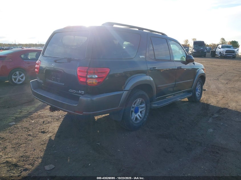 5TDZT34A83S192322 2003 TOYOTA SEQUOIA photo no. 4