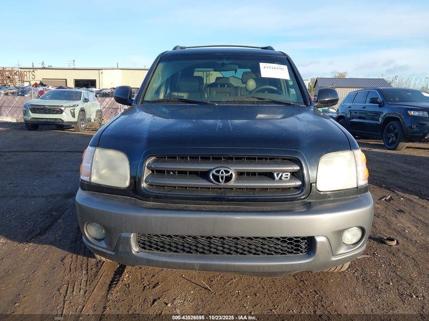 2003 Toyota Sequoia Sr5 V8 VIN: 5TDZT34A83S192322 Lot: 43526595