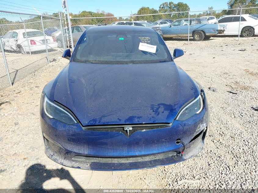 2022 Tesla Model S Dual Motor All-Wheel Drive VIN: 5YJSA1E59NF476353 Lot: 43526608