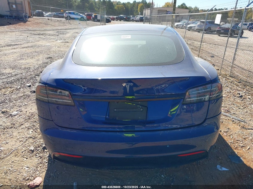 2022 Tesla Model S Dual Motor All-Wheel Drive VIN: 5YJSA1E59NF476353 Lot: 43526608