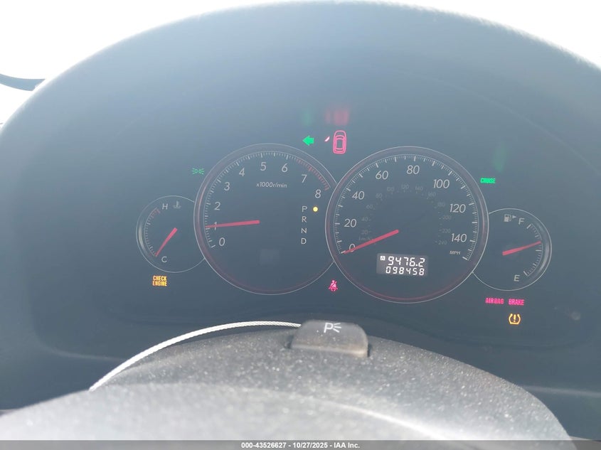 2008 Subaru Legacy 2.5I VIN: 4S3BL616287217672 Lot: 43526627