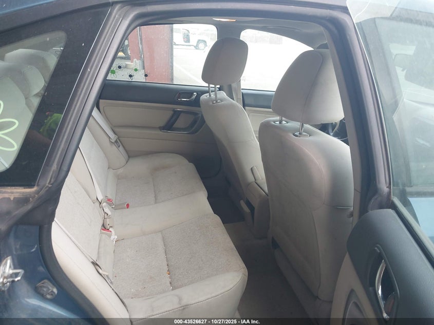 2008 Subaru Legacy 2.5I VIN: 4S3BL616287217672 Lot: 43526627