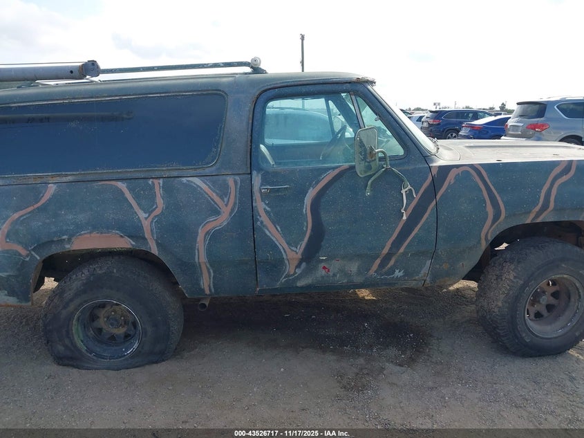 1978 Dodge Ramcharger VIN: A10BJ8S206767 Lot: 43526717