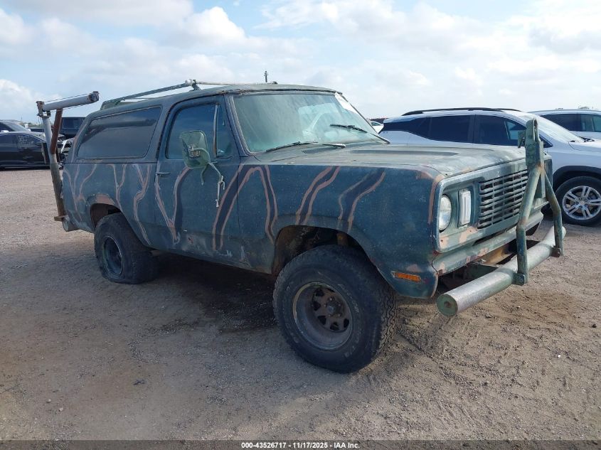 1978 Dodge Ramcharger
