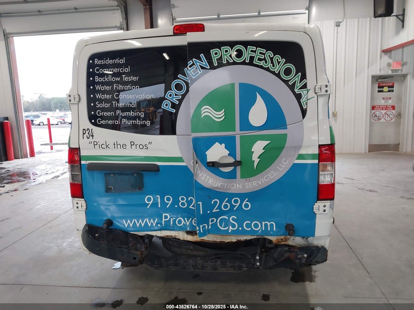 2017 Nissan Nv Cargo Nv1500 Sv V6 VIN: 1N6BF0KM8HN802265 Lot: 43526764