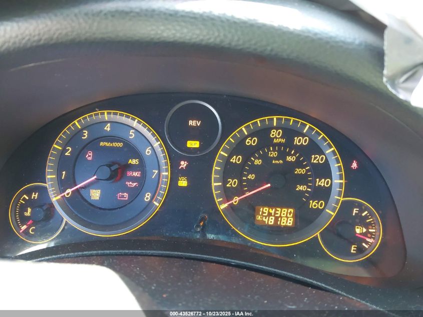 2006 Infiniti G35 VIN: JNKCV54E96M717286 Lot: 43526772