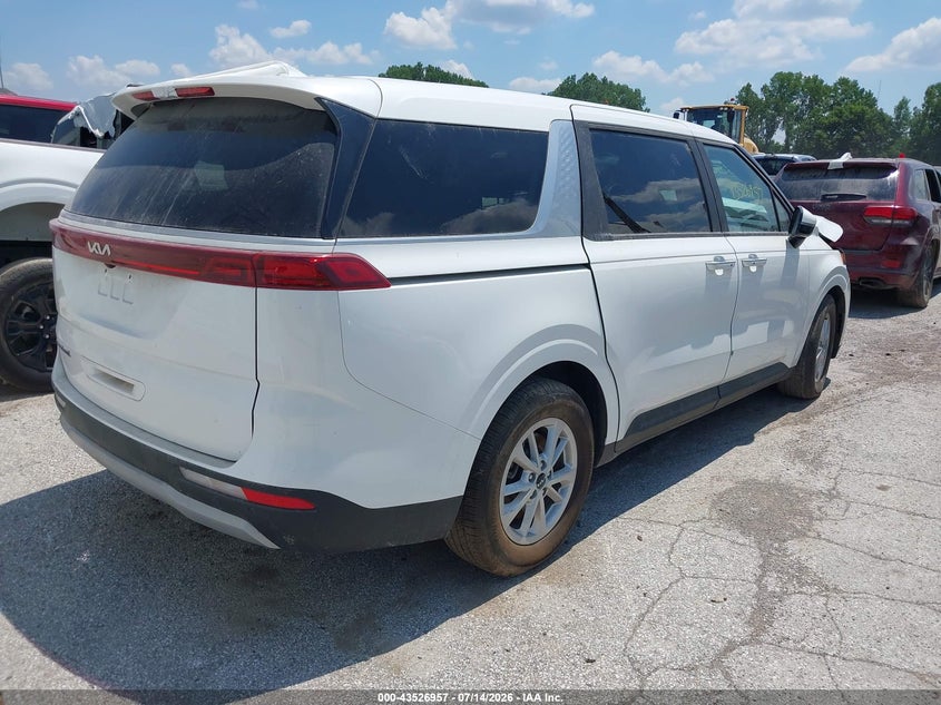 Vin: kndnb4h38n6127170, lot: 44021958, kia carnival mpv lx seat package 20224