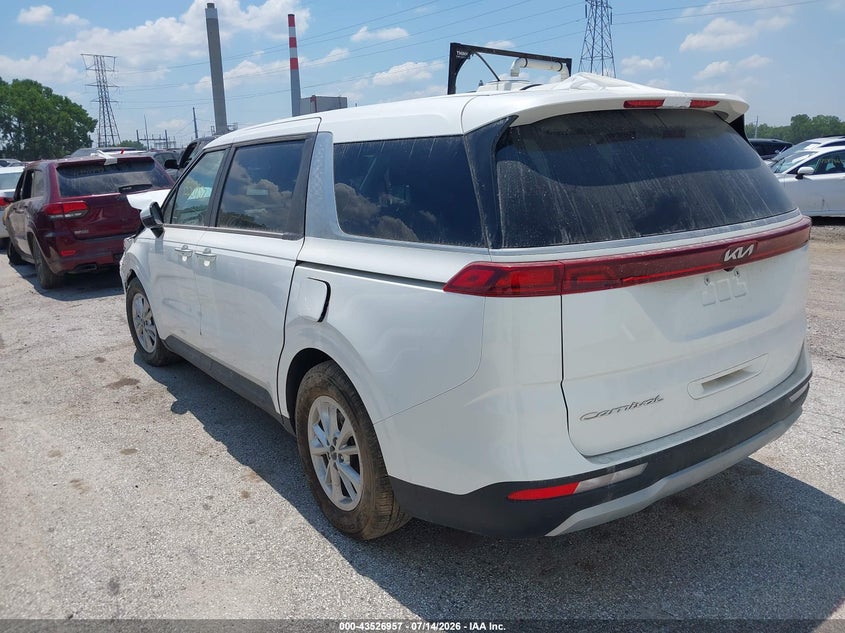 2022 KIA CARNIVAL MPV auction photo 3