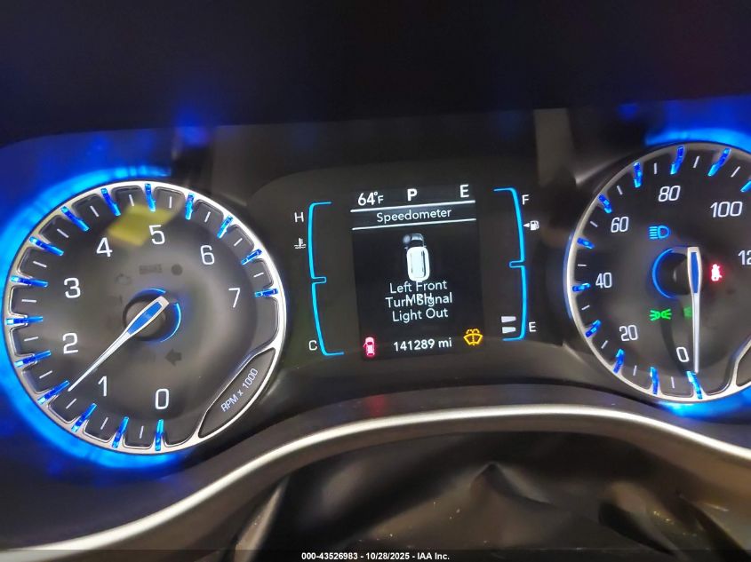 2017 Chrysler Pacifica Touring VIN: 2C4RC1DG0HR508093 Lot: 43526983