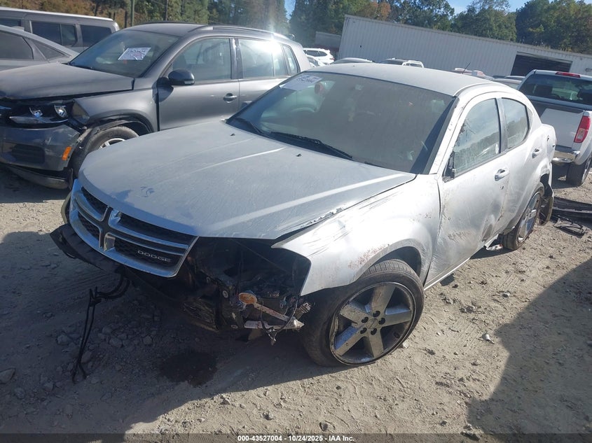 1C3CDZAB2CN259395 2012 DODGE AVENGER photo no. 2