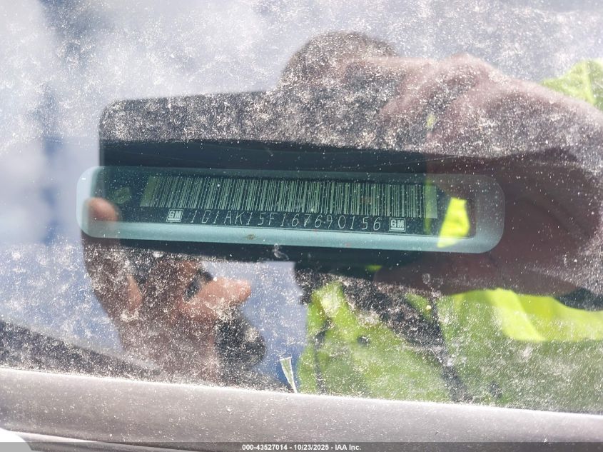 2006 Chevrolet Cobalt Ls VIN: 1G1AK15F167690156 Lot: 43527014