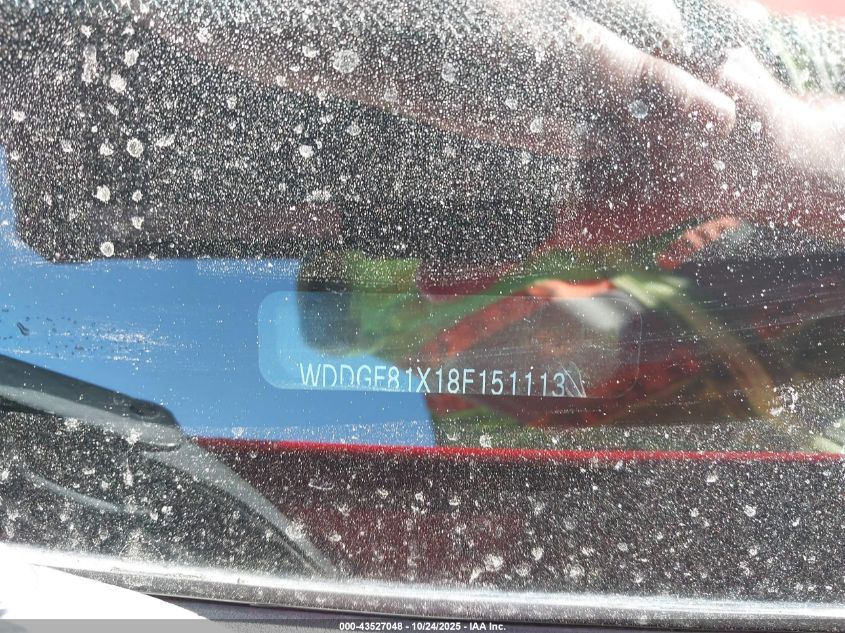 2008 Mercedes-Benz C 300 Luxury 4Matic/Sport 4Matic VIN: WDDGF81X18F151113 Lot: 43527048