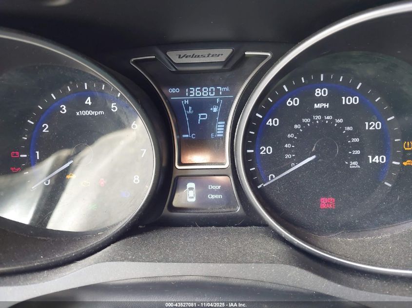 2015 Hyundai Veloster Turbo VIN: KMHTC6AE5FU221236 Lot: 43527081