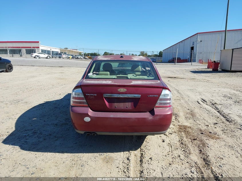 2008 Ford Taurus Limited VIN: 1FAHP25W68G168712 Lot: 43527115