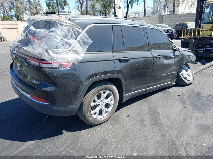 Vin: 1c4rjgbg1p8914891, lot: 44022140, jeep grand cherokee limited 4x2 20234