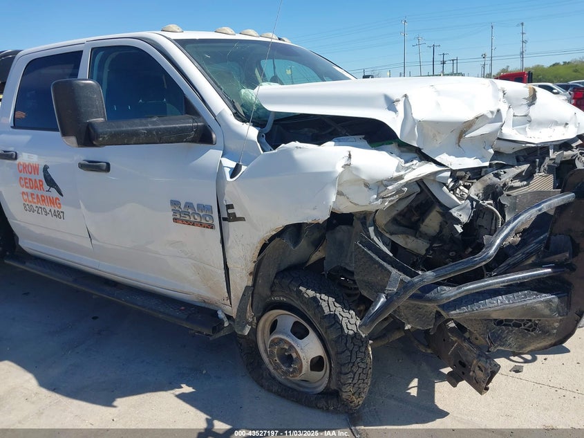 2016 Ram 3500 Chassis Tradesman/Slt/Laramie VIN: 3C7WRTCL9GG191322 Lot: 43527197
