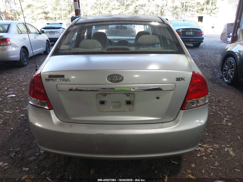2008 Kia Spectra Ex VIN: KNAFE121685557353 Lot: 43527393