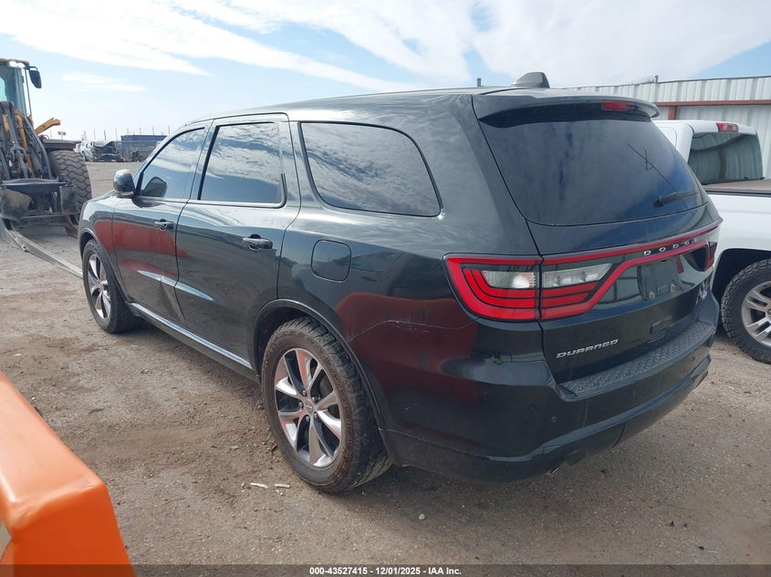 Vin: 1c4sdhct6ec560967, lot: 44022416, dodge durango r/t 20143