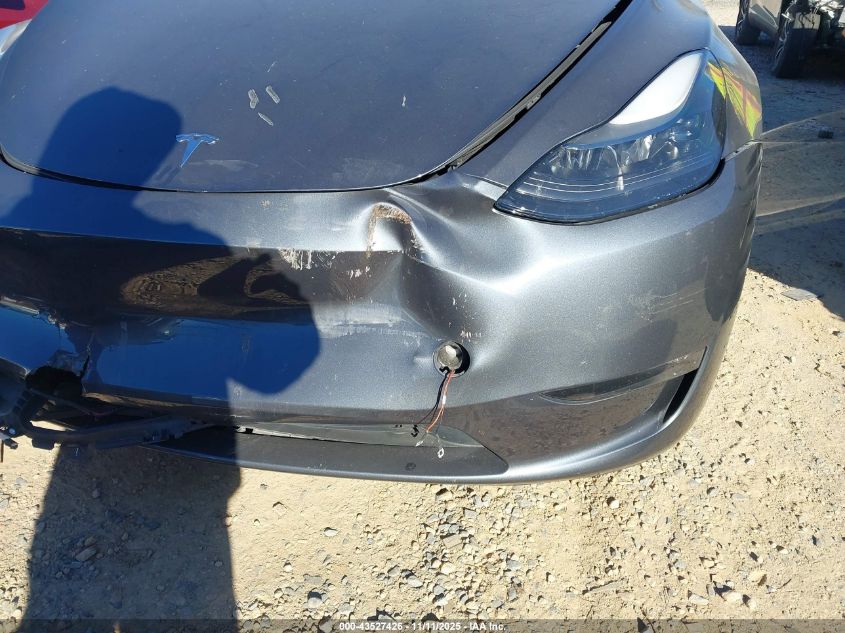 2023 Tesla Model Y Awd/Long Range Dual Motor All-Wheel Drive VIN: 7SAYGDEE9PF624145 Lot: 43527426