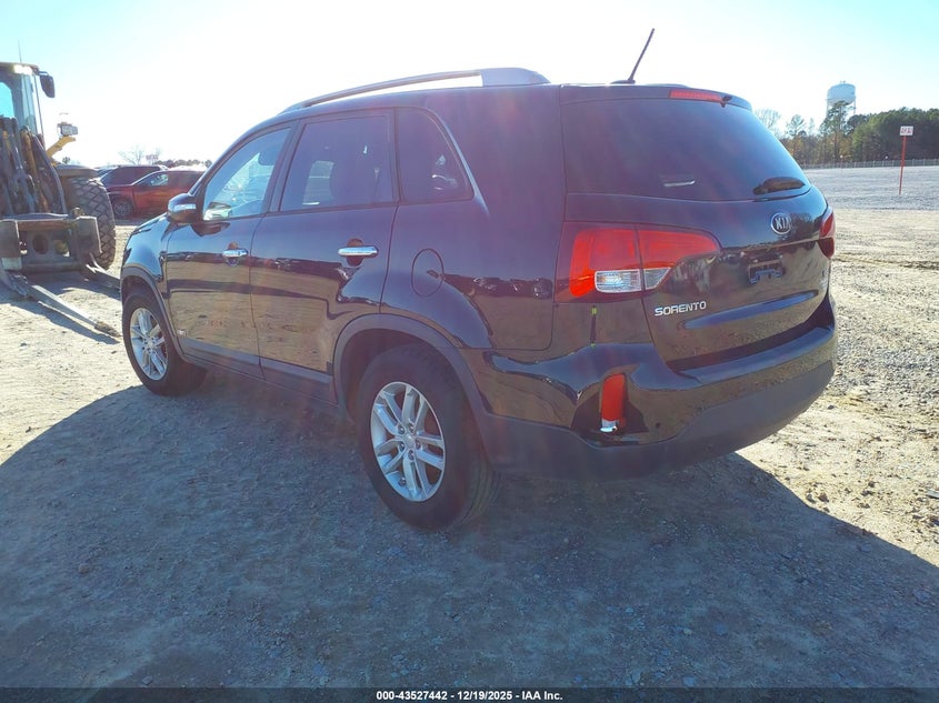 Vin: 5xyktca63eg478340, lot: 44022444, kia sorento lx 20143