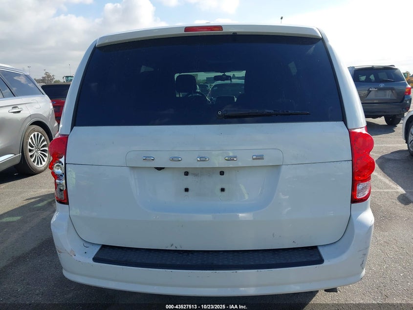 2016 Dodge Grand Caravan Se Plus VIN: 2C4RDGBG5GR117037 Lot: 43527513