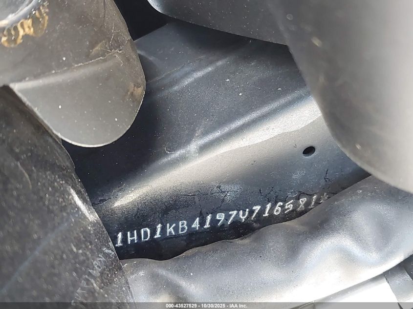 2007 Harley-Davidson Flhx VIN: 1HD1KB4197Y716581 Lot: 43527529