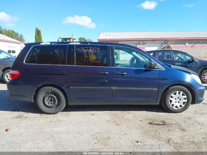 2007 Honda Odyssey Lx VIN: 5FNRL38217B027208 Lot: 43527659