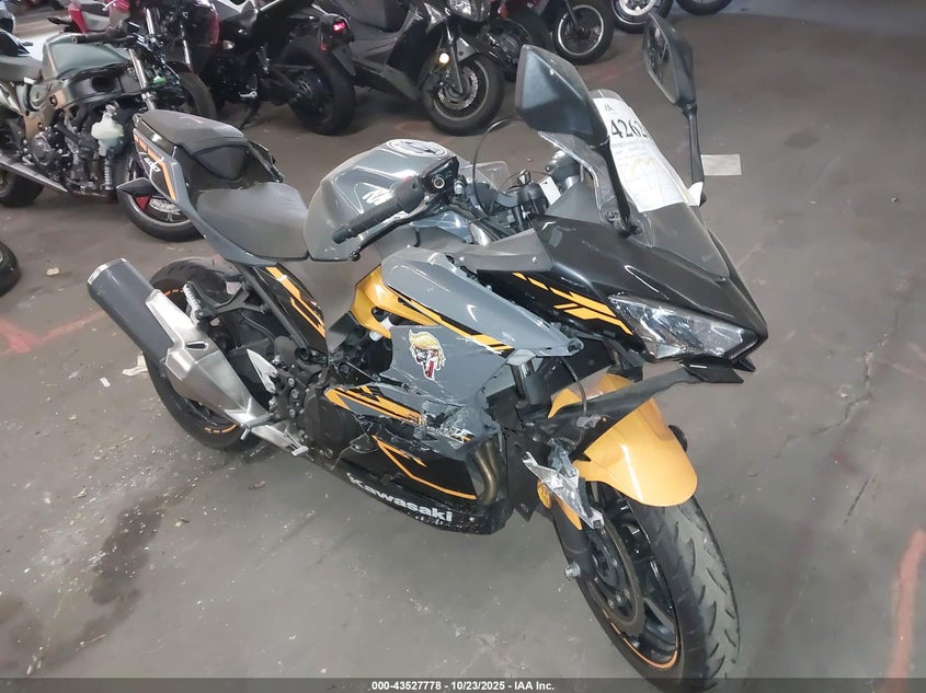 2018 Kawasaki Ex400 grey null gasoline JKAEXKG11JDA09163 photo #1