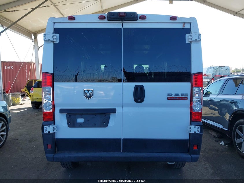 2021 Ram Promaster 1500 Low Roof 136 Wb VIN: 3C6LRVAGXME560026 Lot: 43527802
