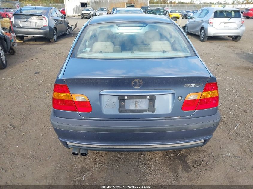 2002 BMW 330I VIN: WBAEV53452KM15869 Lot: 43527826