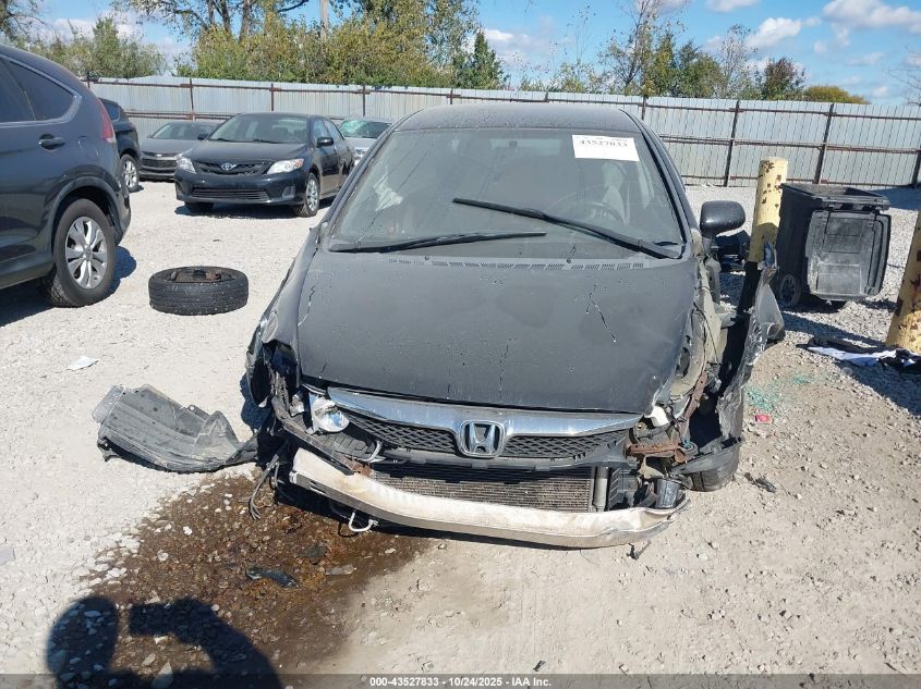 2009 Honda Civic Lx VIN: 19XFA16539E044112 Lot: 43527833