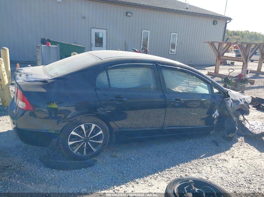 2009 Honda Civic Lx VIN: 19XFA16539E044112 Lot: 43527833