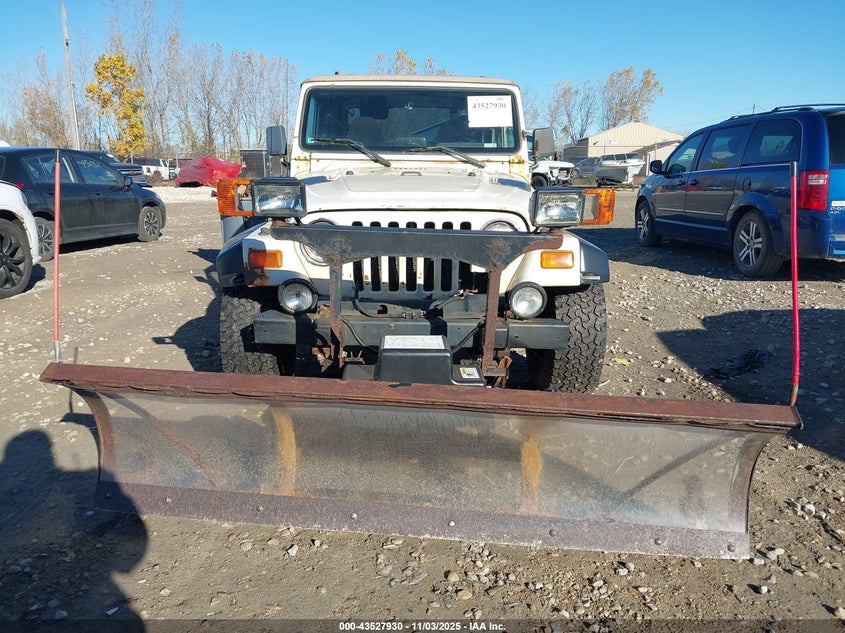 2000 Jeep Wrangler Sport VIN: 1J4FA49S4YP700362 Lot: 43527930