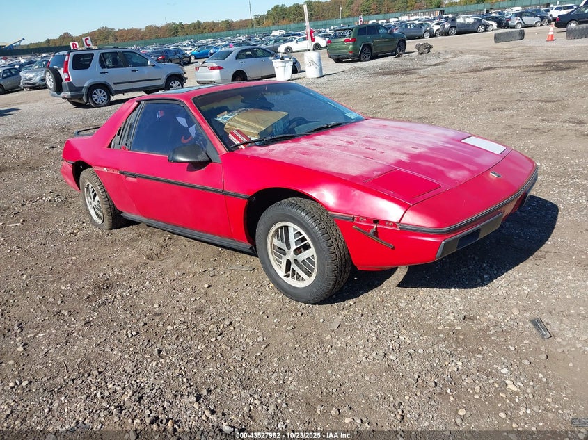 1G2PF3793FP214018 1985 Pontiac Fiero Se auction photo 1