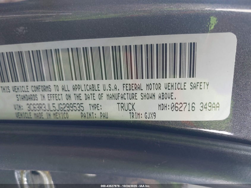 3C63R3JL5JG299535 2018 RAM 3500 photo no. 8