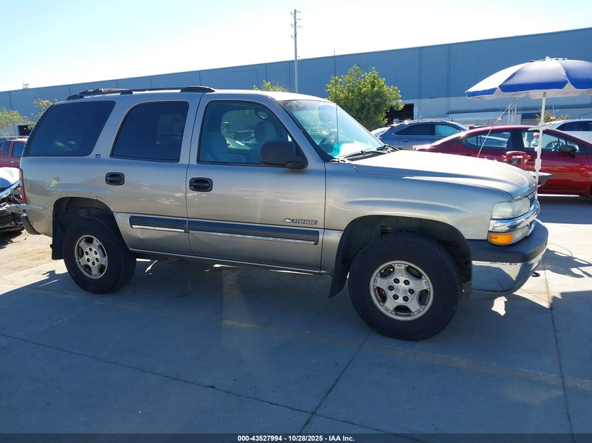 2001 Chevrolet Tahoe Ls VIN: 1GNEK13T91R120007 Lot: 43527994
