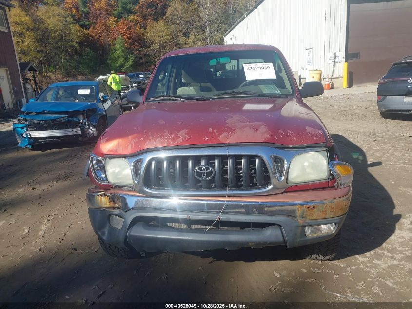 2003 Toyota Tacoma Base V6 VIN: 5TEHN72N03Z301653 Lot: 43528049