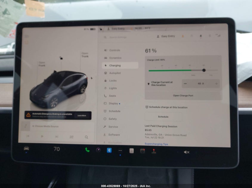 2023 Tesla Model Y Awd/Long Range Dual Motor All-Wheel Drive VIN: 7SAYGAEE6PF600769 Lot: 43528069