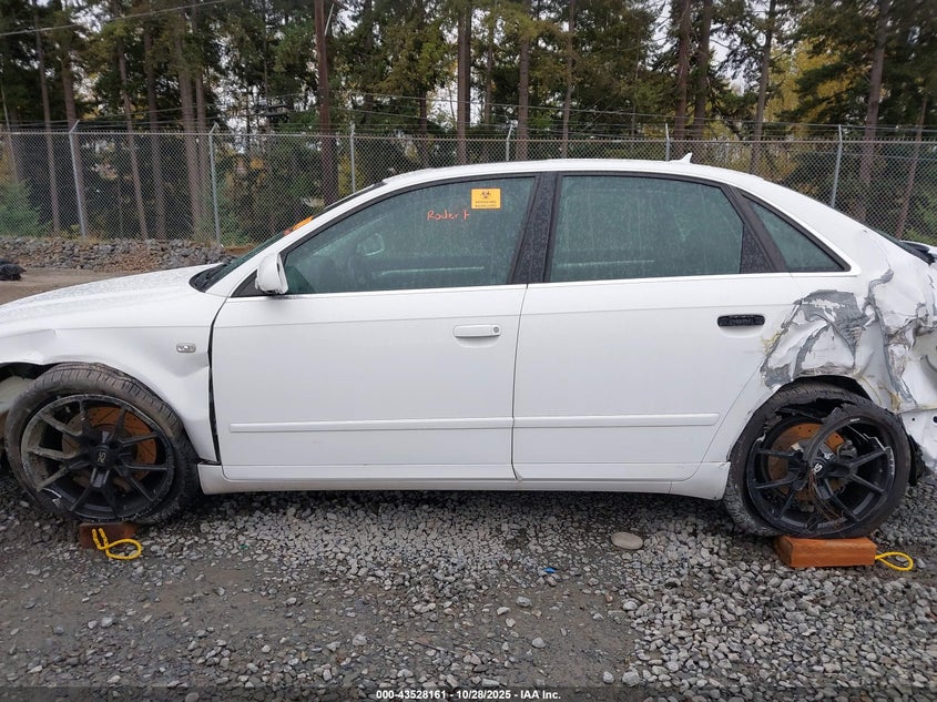 2008 Audi A4 2.0T/2.0T Special Edition VIN: WAUDF78EX8A028836 Lot: 43528161