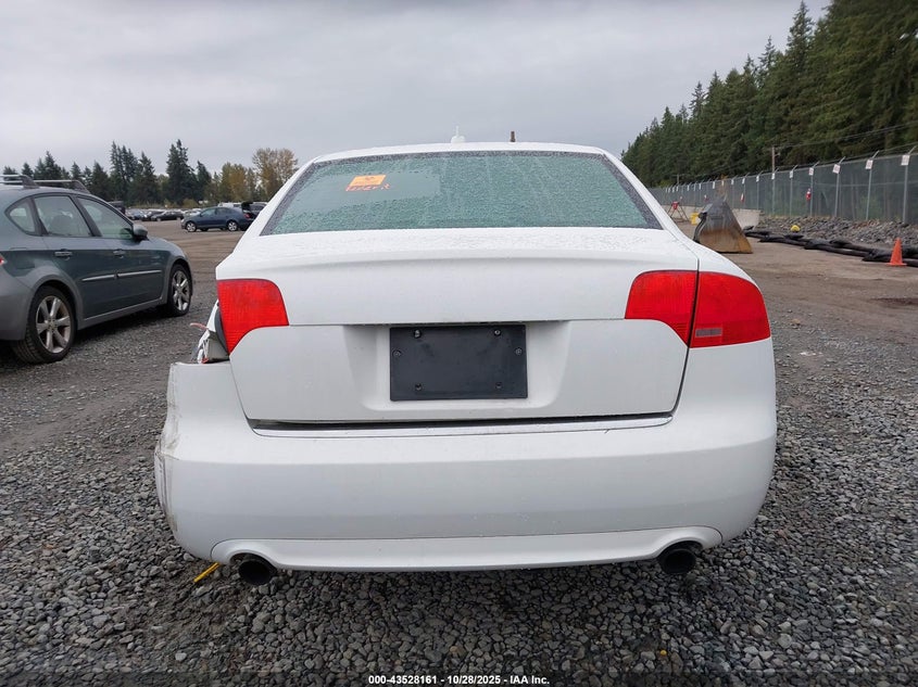 2008 Audi A4 2.0T/2.0T Special Edition VIN: WAUDF78EX8A028836 Lot: 43528161