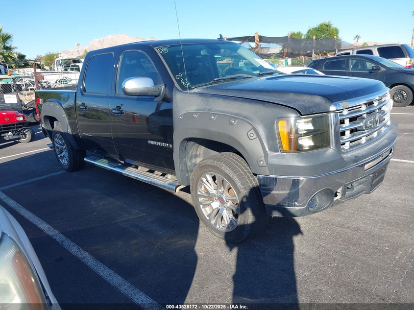 2008 GMC Sierra 1500 Slt black  flexible fuel 2GTEK133X81124918 photo #1