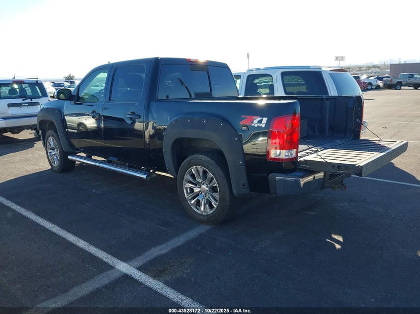 2008 GMC Sierra 1500 Slt black  flexible fuel 2GTEK133X81124918 photo #4