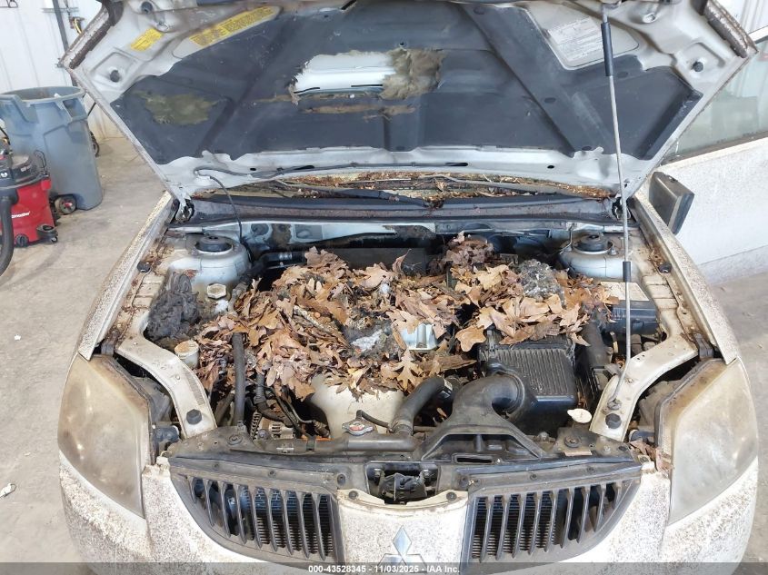 2005 Mitsubishi Galant De VIN: 4A3AB26F95E040882 Lot: 43528345