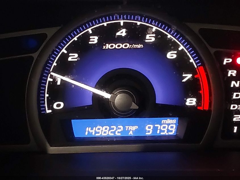 2009 Honda Civic Lx VIN: 2HGFA16579H365821 Lot: 43528347